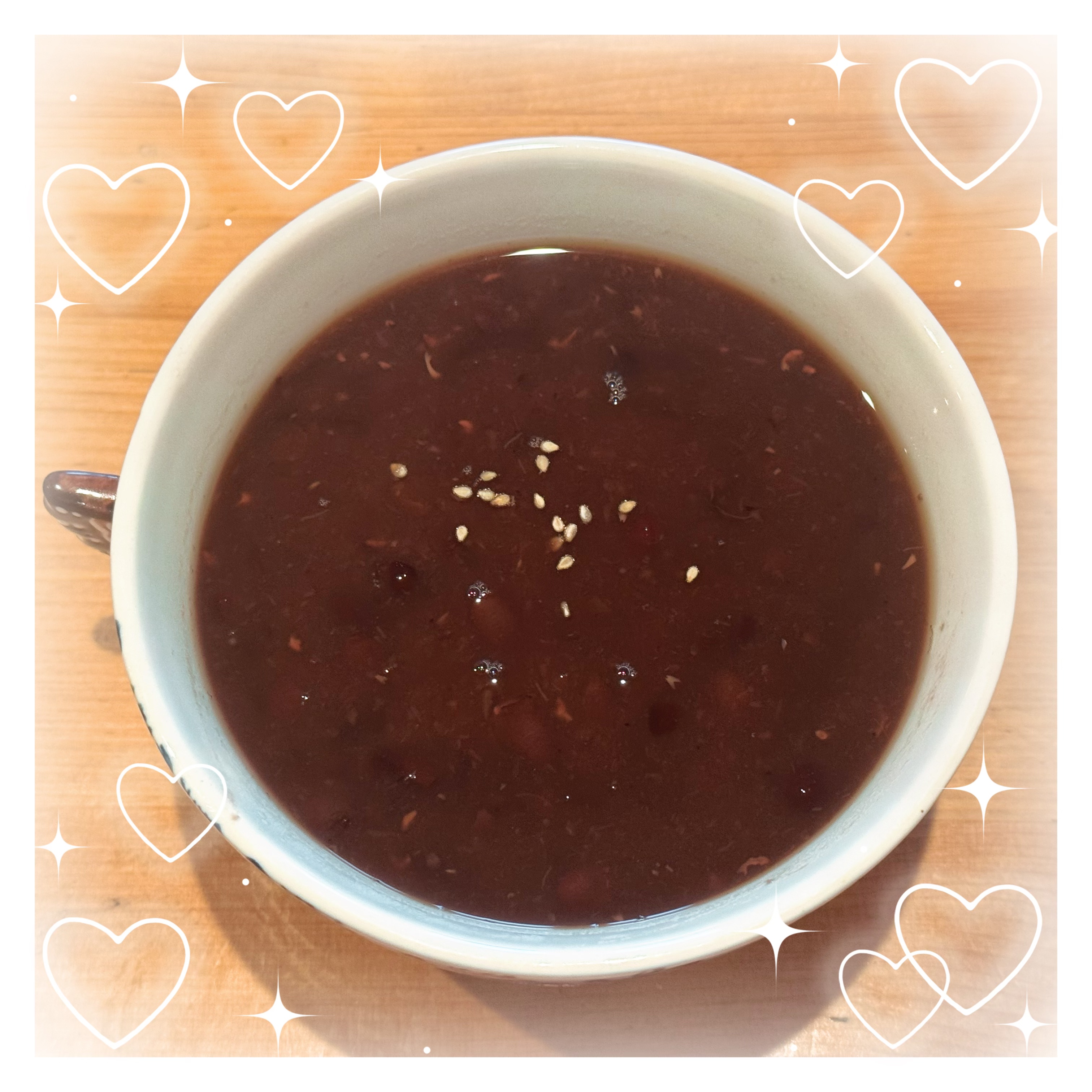 sweet red bean soup